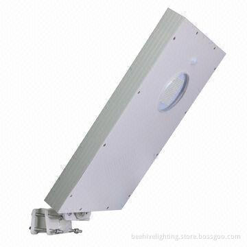 Integrated Solar Energy Streetlight, All-in-one with Motion Sensor, 12W Power